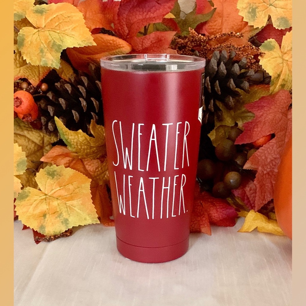 Rae Dunn  SWEATER WEATHER Tumbler
